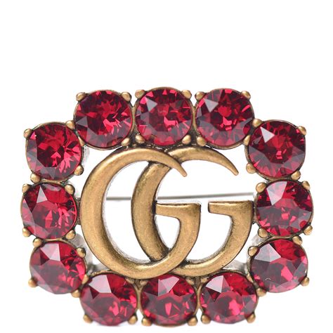 gucci red broche|Gucci brooch dupe.